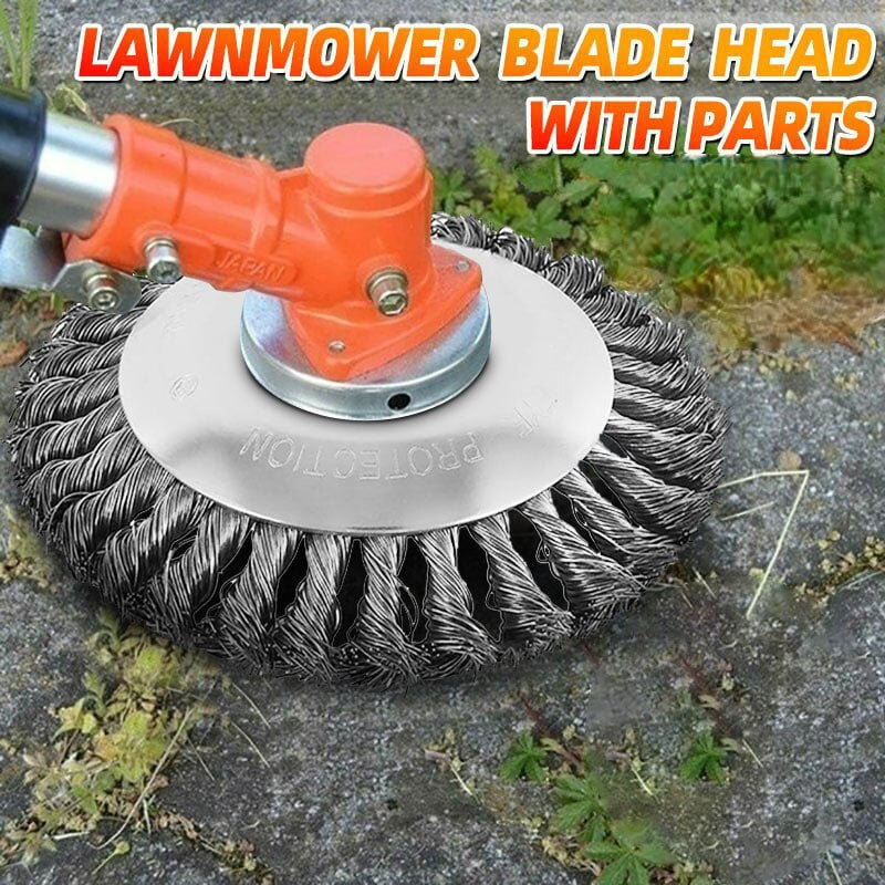 Steel trimmer blade for weeds & grass – WeedRazor