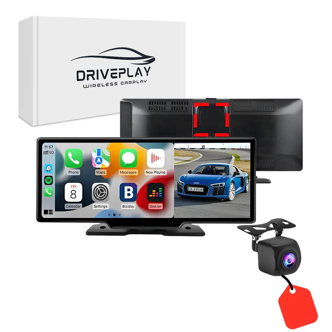 DrivePlay Pro 2+ – CarPlay & Android Auto Screen – VisionX