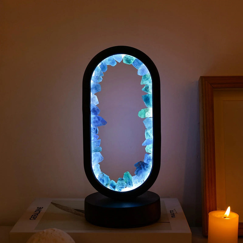 Håndlavet ametystlampe - Serenith
