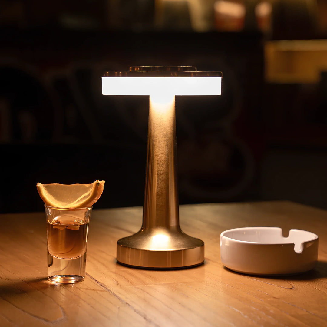 Drahtlose Retro Tischlampe - LumiBar