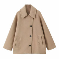 Warm women's jacket with classic cut – Amara