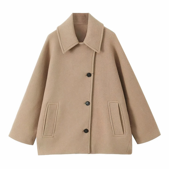 Warm women's jacket with classic cut – Amara