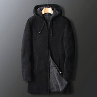 Warme Herren-Fleecejacke mit Kapuze – Marcus