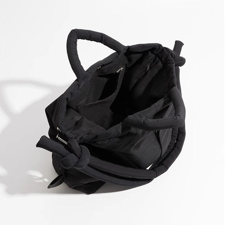 Unique Puffer Handbag with Trendy Volume - Riva