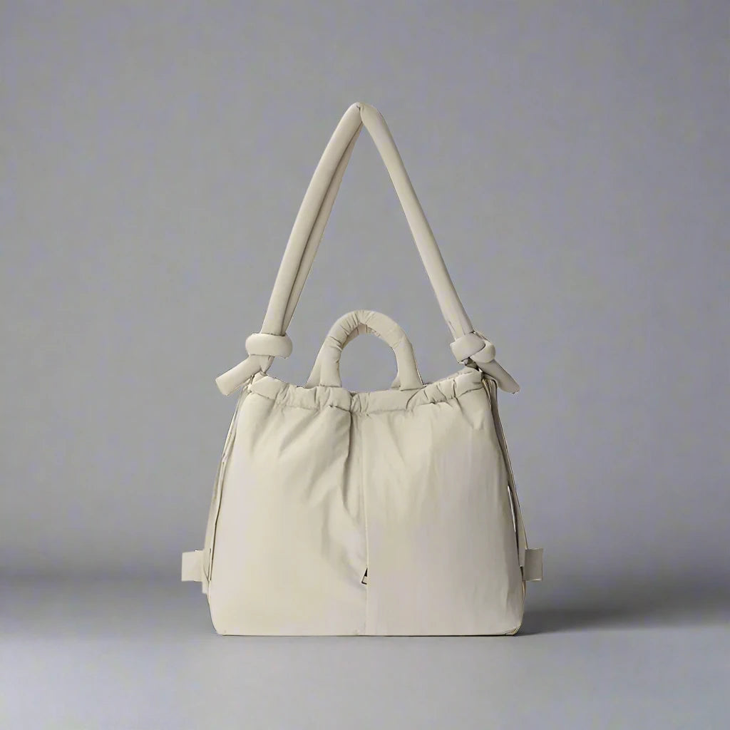 Unique Puffer Handbag with Trendy Volume - Riva