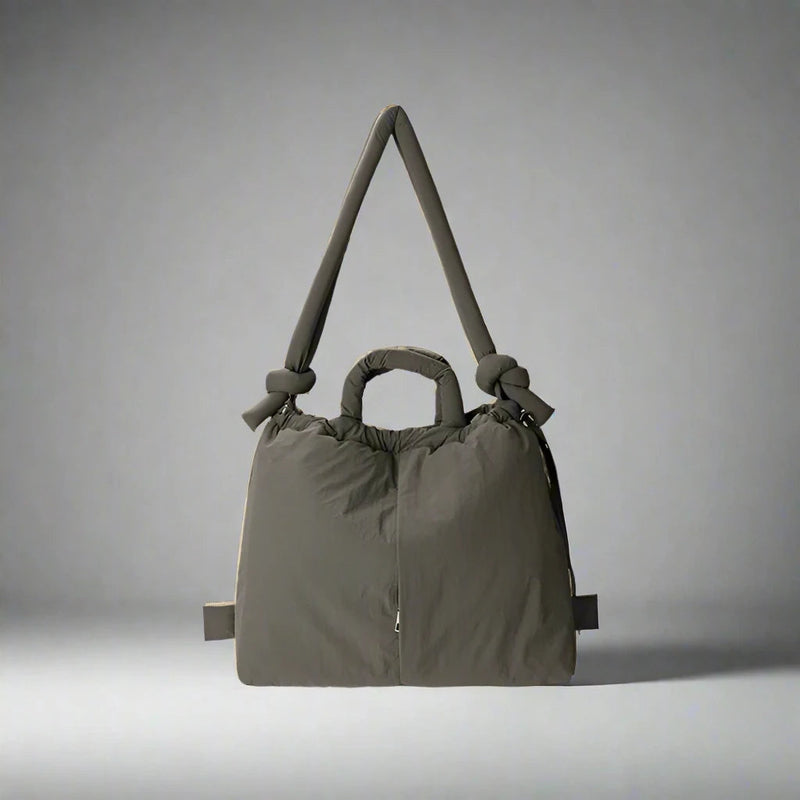 Unique Puffer Handbag with Trendy Volume - Riva