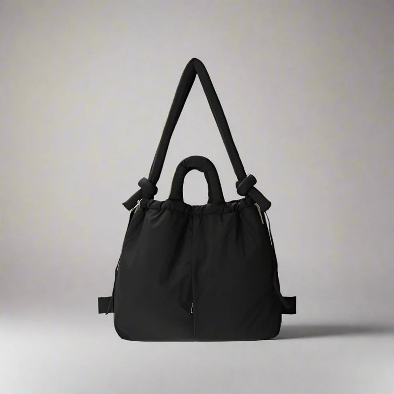 Unique Puffer Handbag with Trendy Volume - Riva