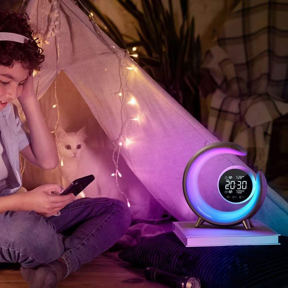Multifunctional Night Light with RGB & Alarm Function – Lumivo