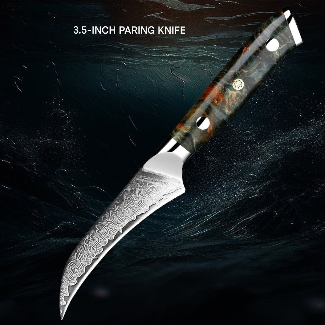 Juego de cuchillos de damasco japonés – KairoBlade