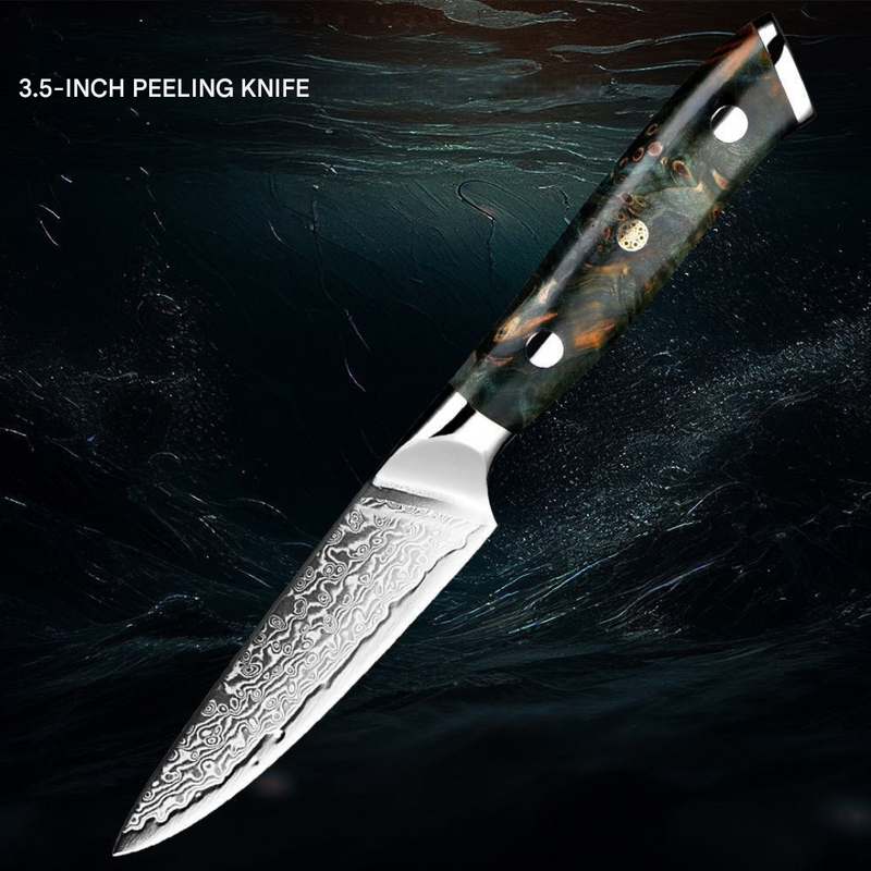 Juego de cuchillos de damasco japonés – KairoBlade