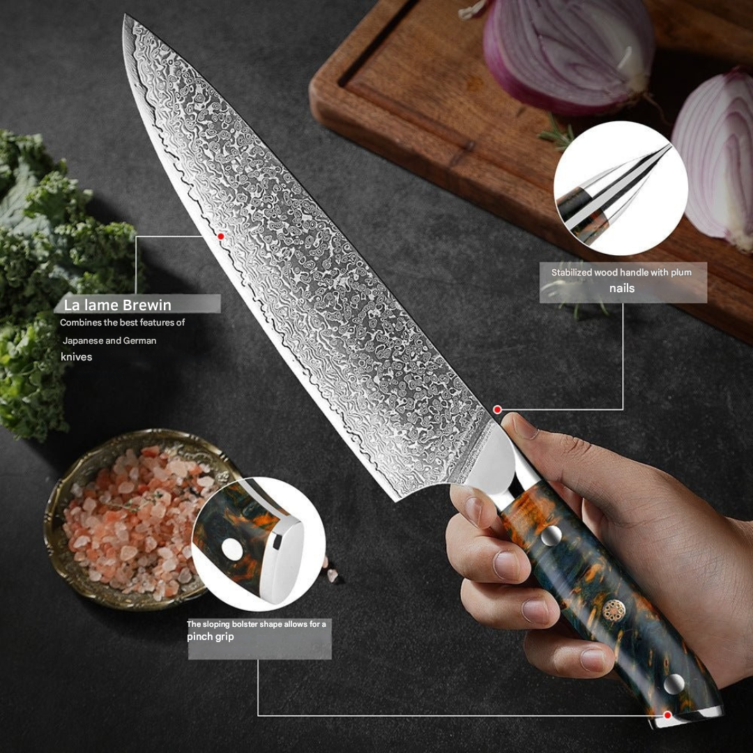 Juego de cuchillos de damasco japonés – KairoBlade