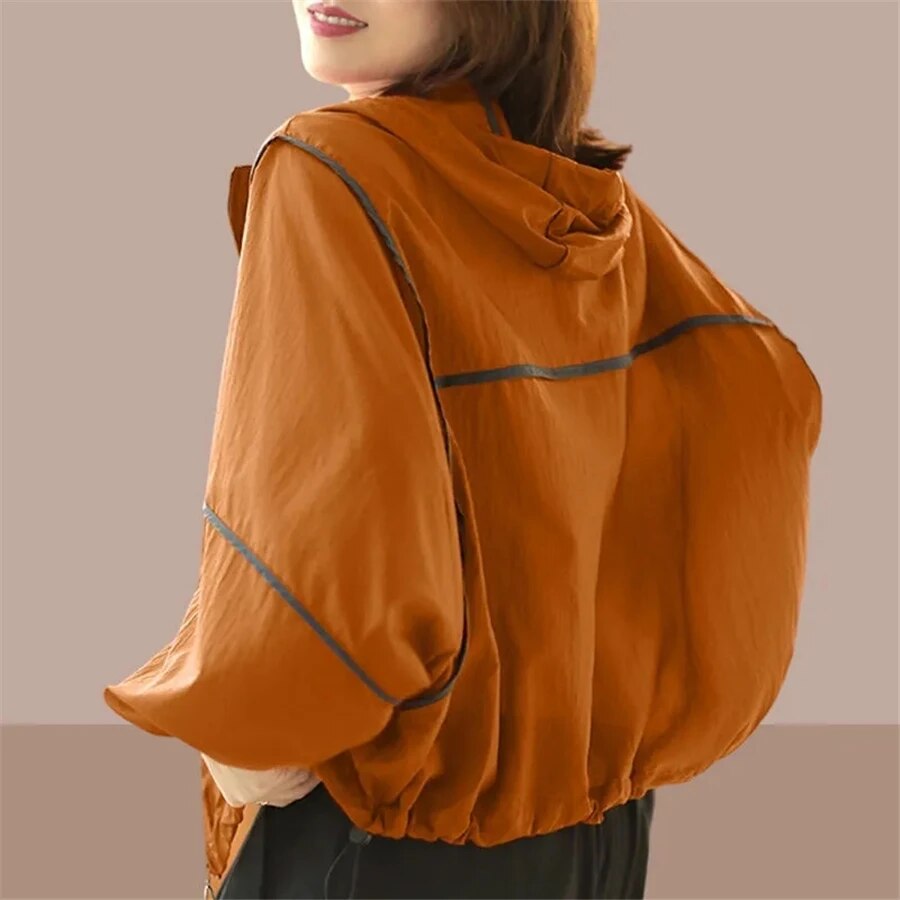 Airy Women's Summer Hoodie Jacket with Oversized Fit – Zoë