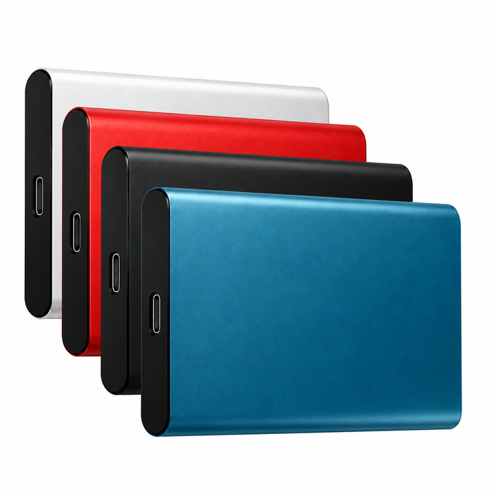 External 128 TB SSD with USB-C and USB 3.1