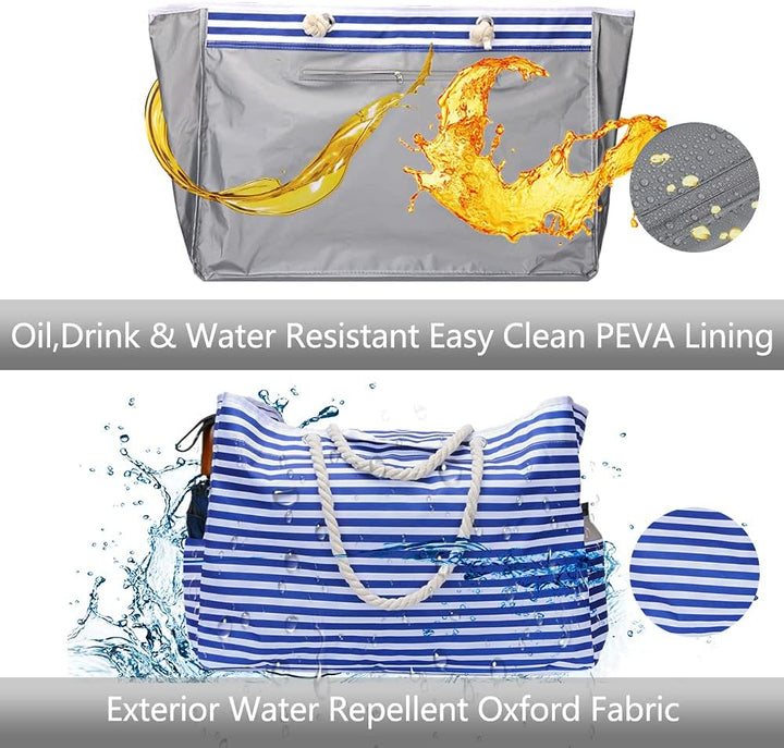 Waterproof Extra Large Beach Bag with Bonus Travel Case – CoastCarry