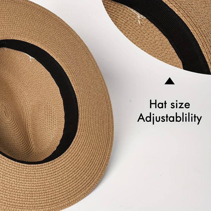 Trendy solhatt med bred brem for damer og herrer – SunShield Panama