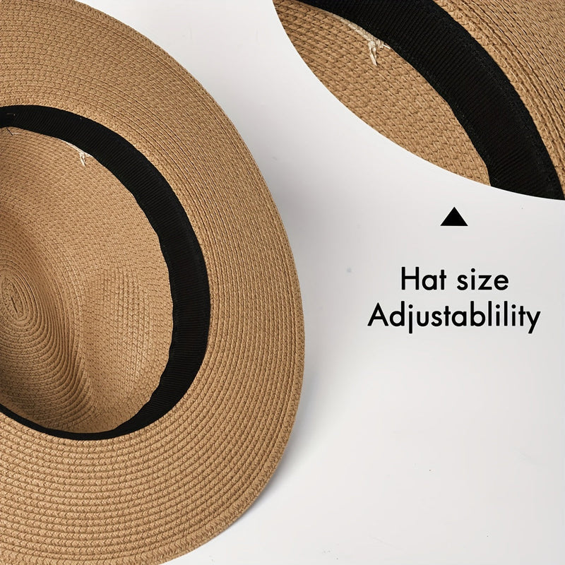 Trendy solhatt med bred brem for damer og herrer – SunShield Panama