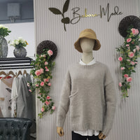 Oversize knitted sweater - AutumnComfort
