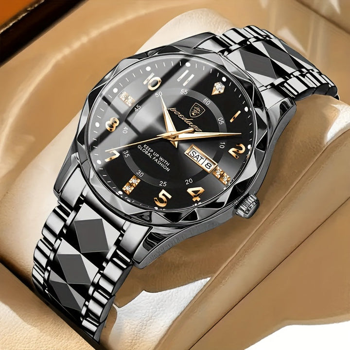 Multifunctional Waterproof Sports Watch for Men - Titanium