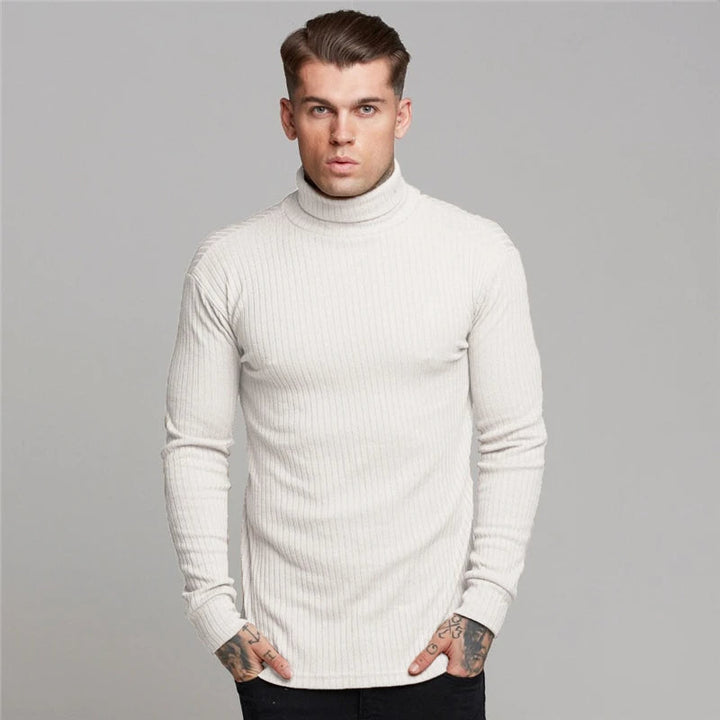 Behagelig herre rullekravepullover - Oliver