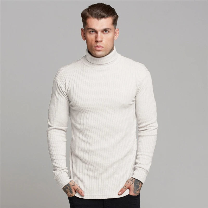 Behagelig herre rullekravepullover - Oliver