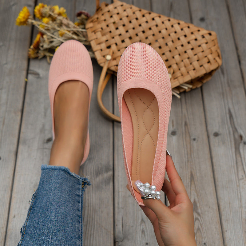 Orthopädische Damen-Ballerinas mit Komfortsohle & klassischem Design – Mia
