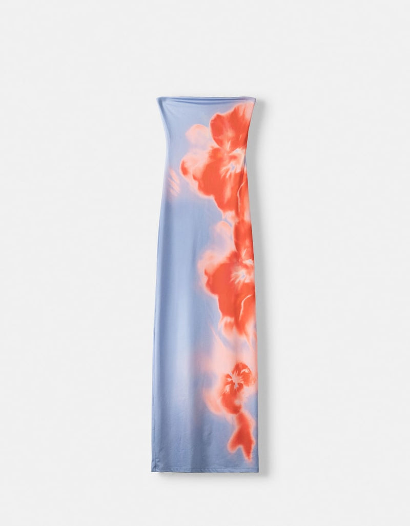 Summer Strapless Maxi Dress – Alina