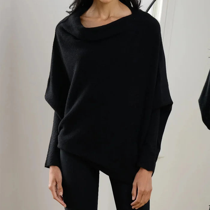 Asymmetrical Oversized Women's Sweater – Sophia