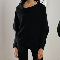 Asymmetrical Oversized Women's Sweater – Sophia