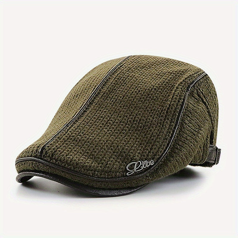 Unisex knitted beret hat warm & fashionable for autumn and winter – Elias