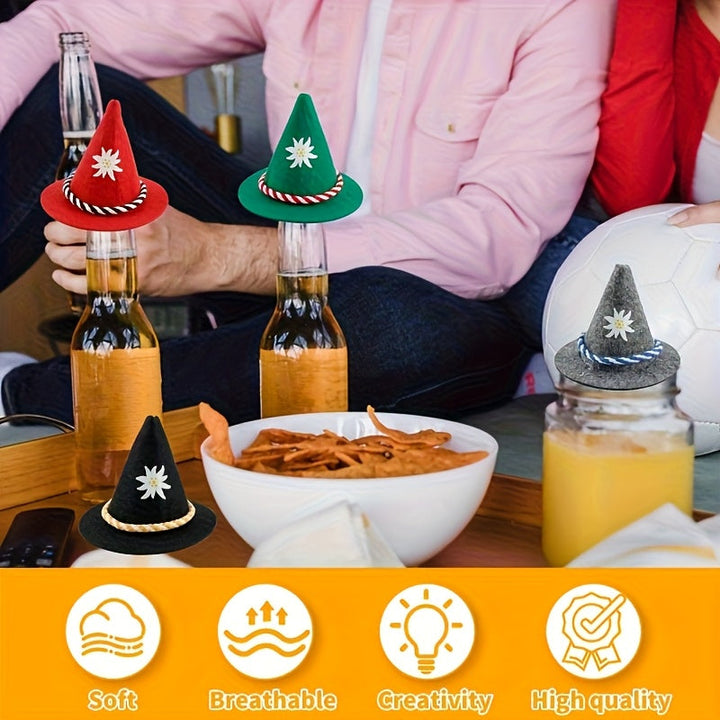 Oktoberfest Mini Flasche Deko 2 Sets (je 8 Stück) – EdelweissHütl Oktoberfest 2025