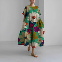Boho Flower Maxi Dress - FloraChic