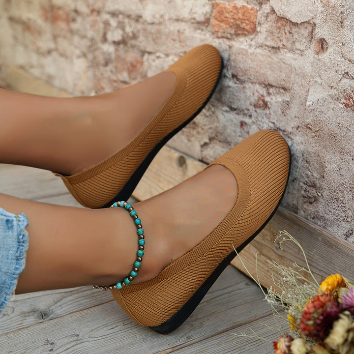 Orthopädische Damen-Ballerinas mit Komfortsohle & klassischem Design – Mia