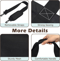 Buy 1, Get 1 FREE – Extra Large Transparent Mesh Beach Bag with 8 Pockets – ClearWave