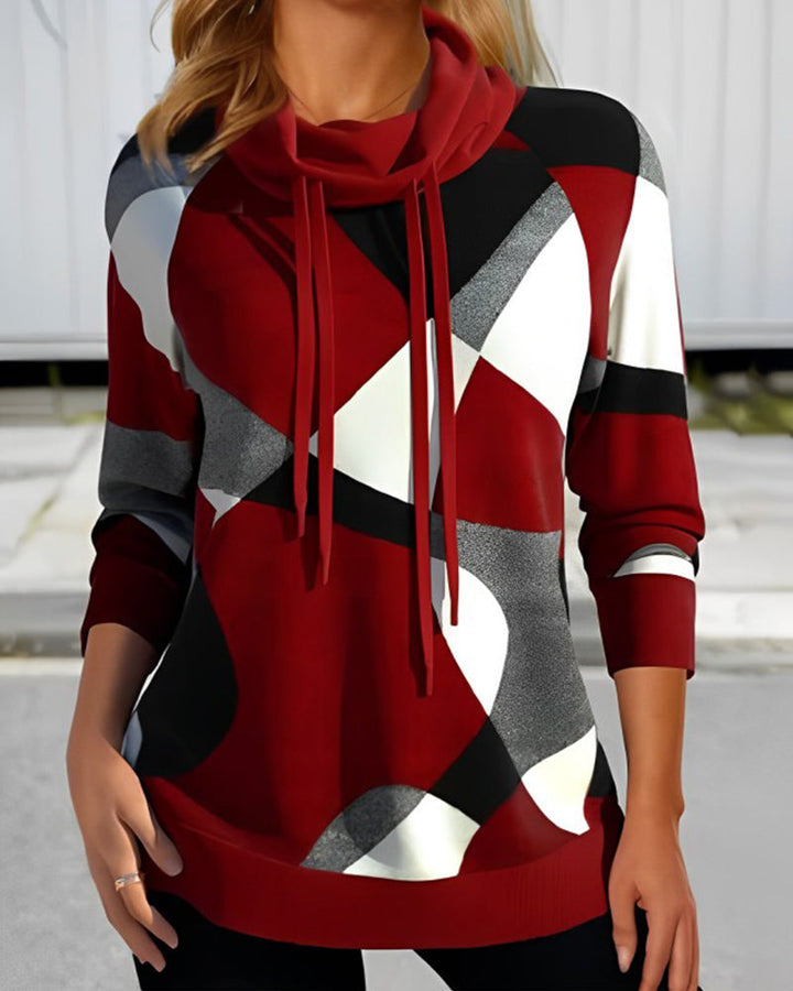 Pullover mit Hohem Kragen – Lorina