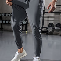 Solid Color Men's Sports Pants with Pockets - Niels