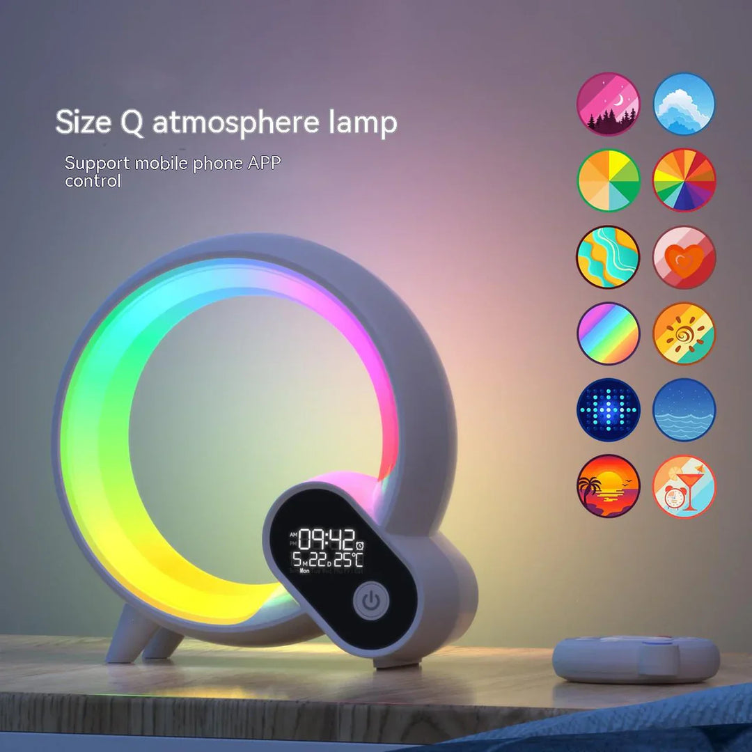 Smart bedside lamp with white noise and color change - Liora
