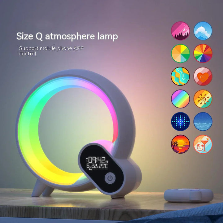 Smart bedside lamp with white noise and color change - Liora