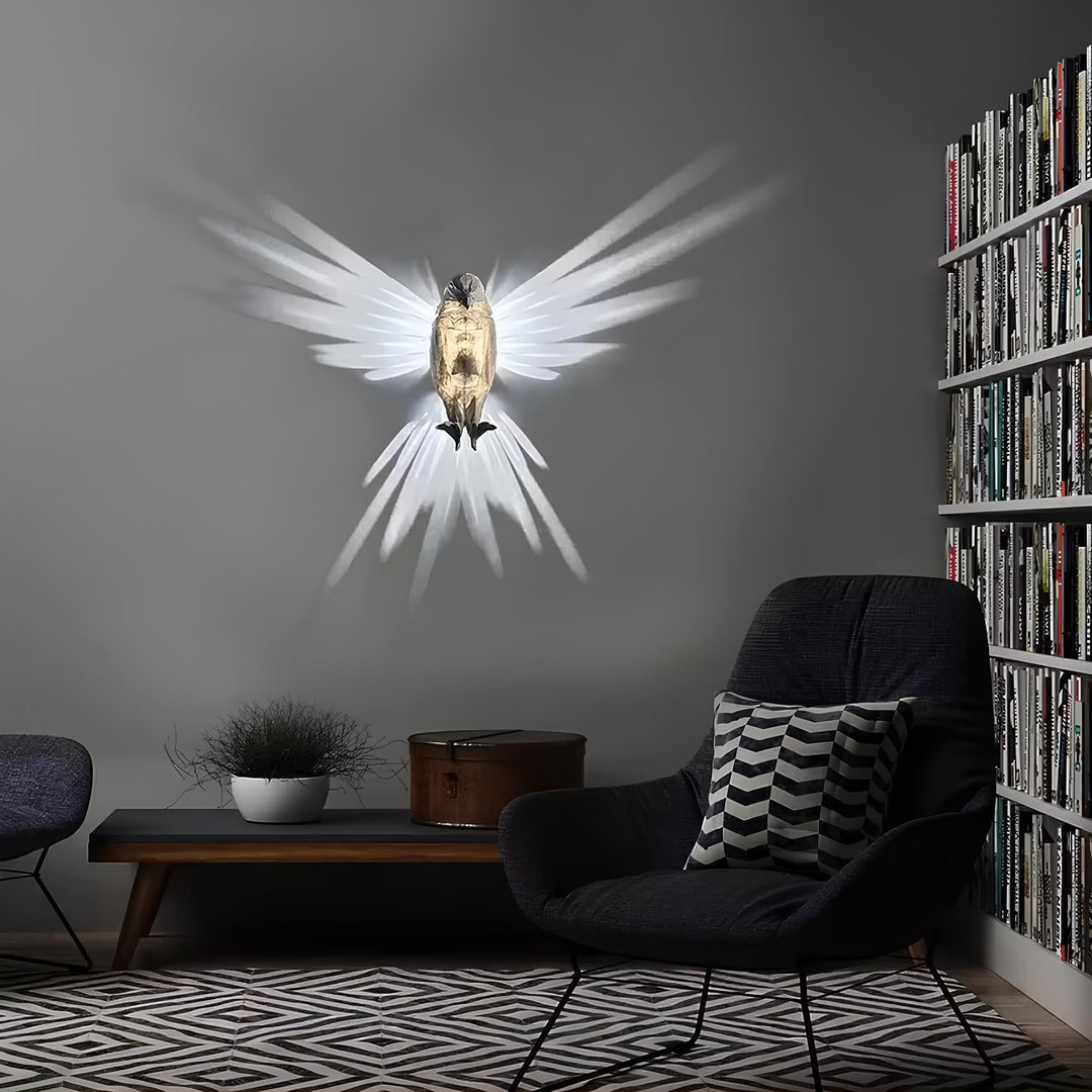 Aplique de pared con alas iluminadas - LumaWings