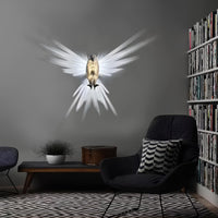Aplique de pared con alas iluminadas - LumaWings