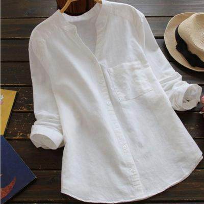 Women's Linen Shirt with Long Sleeves – Isla