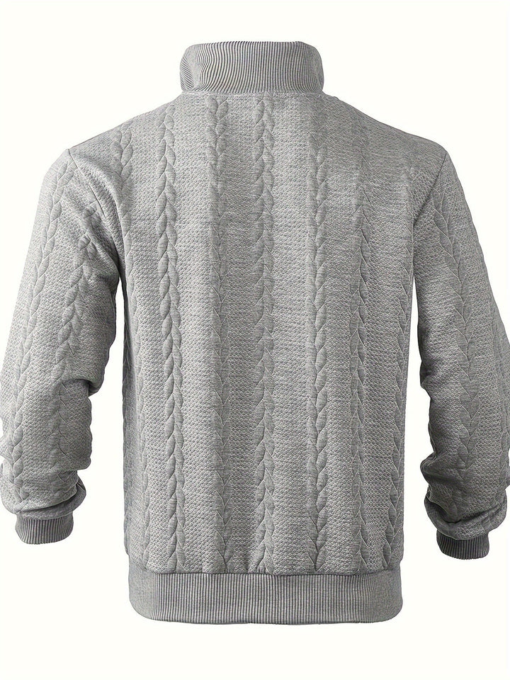 Vintage men's sweater with zipper – Victor