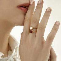 Vintage emalje-ring – Elvira
