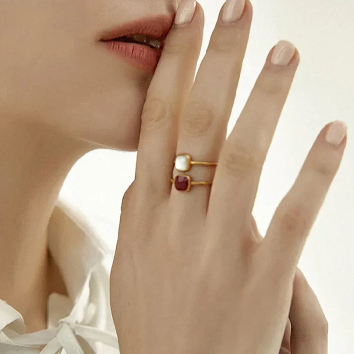 Vintage emalje-ring – Elvira