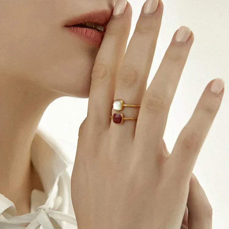 Vintage emalje-ring – Elvira
