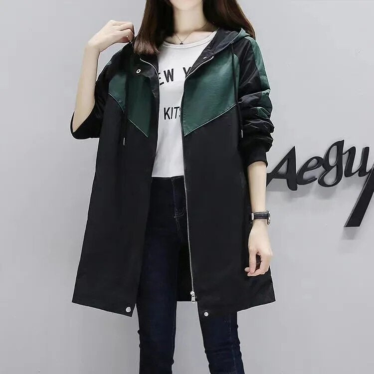 Women's Trench Coat with Hood – Marit