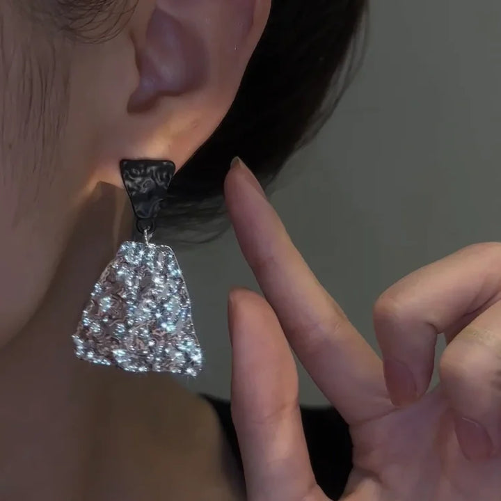 Magma Texture Earrings – Nora