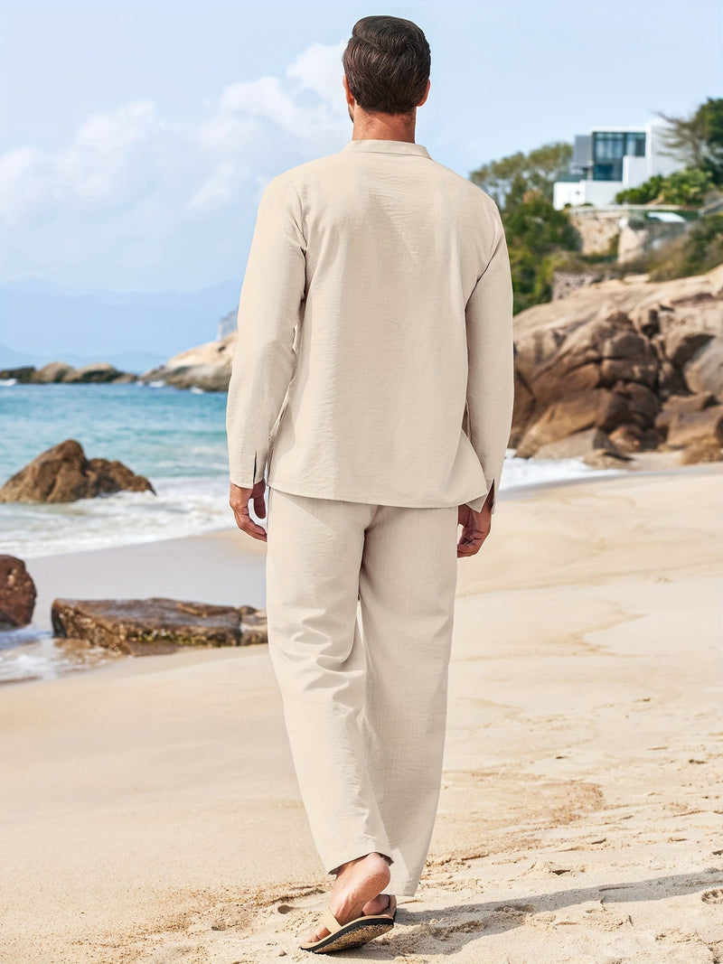 Two-piece Linen Set for Men – Milo