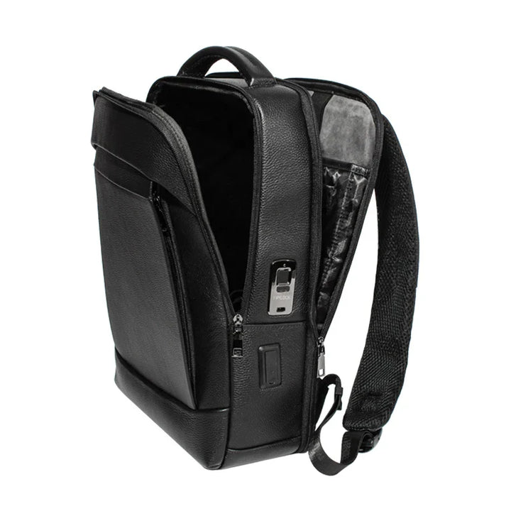 Hochkapazitäts-Business-Laptoprucksack für Herren mit Fingerabdruckschloss – Diebstahlschutz