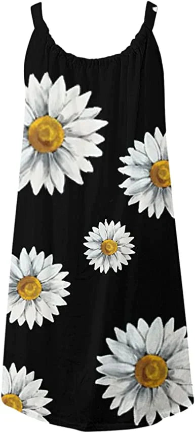 Boho Chic Summer Dress with Floral Print – Karla