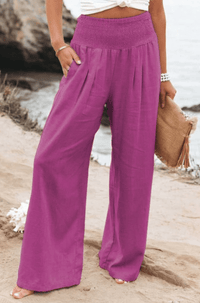 Elegant Palazzo Pants with Boho Flair – Yasmin
